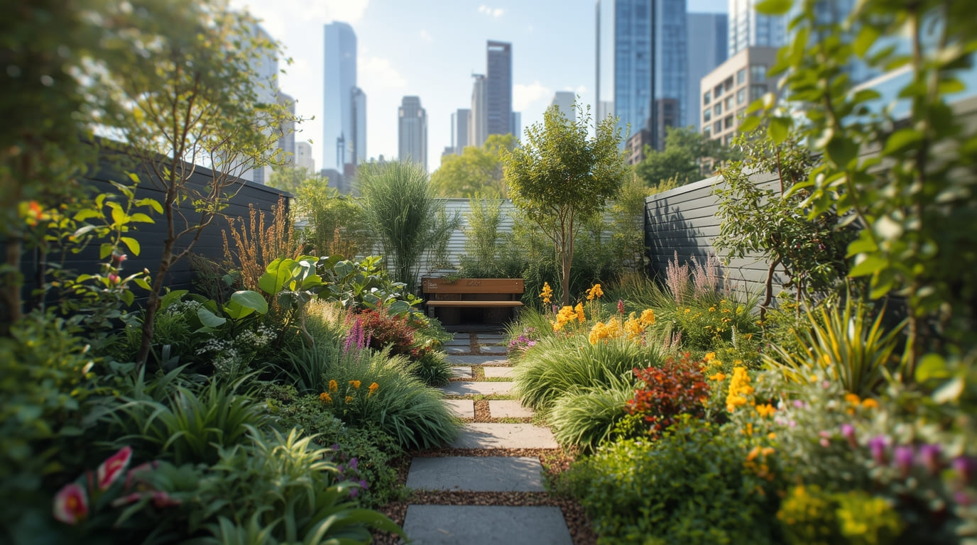 Sustainable urban garden designed by Fantasticrytutor